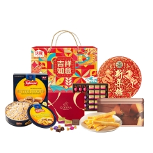 歌帝梵/美心/蓝罐/徐福记/沃隆-糖果巧克力曲奇坚果心意烜品组合