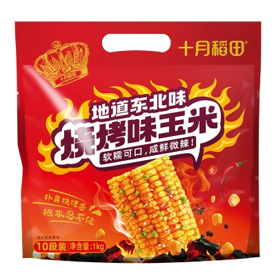 十月稻田 烧烤味玉米1kg