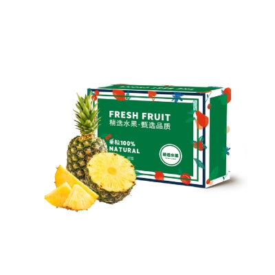 嗨果粒 菲律宾黑钻凤梨精选2粒