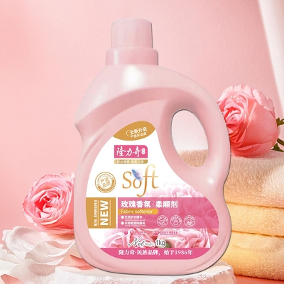 隆力奇玫瑰香氛柔顺剂 1kg