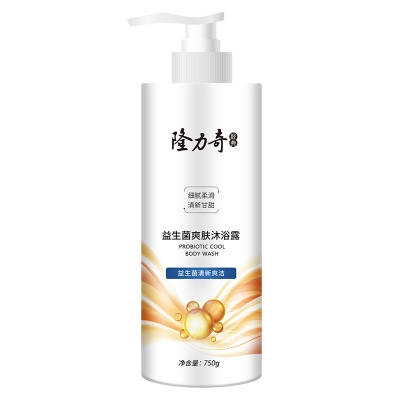 隆力奇益生菌爽肤沐浴露750g