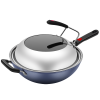 炊大皇新一代316L复合钢无烟炒锅32cmB50335