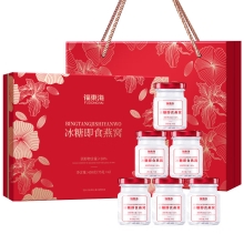 【福东海-特渠】冰糖即食燕窝450克（75克x6瓶）--固形物30%