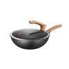 炊大皇麦饭石炒锅30cm（黑曜石）C30JD1