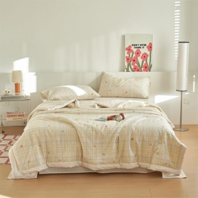 红豆家纺艾草驱蚊藤席
(花色：饼干花) 席面
150&times;200cm
枕套48&times;74cm&times;2 HDX26303